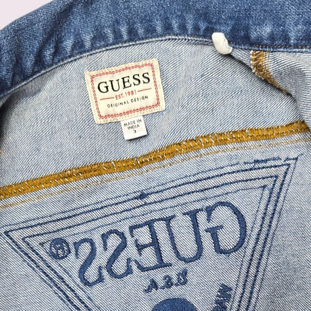 Guess Toddler Blue Jean Jacket Size 3